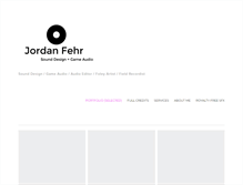 Tablet Screenshot of jordanfehr.com